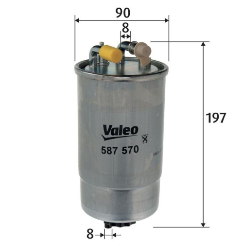 VALEO Kraftstofffilter 587570