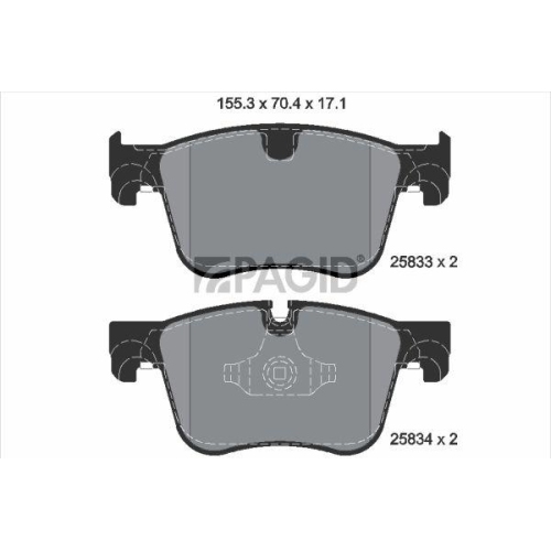 PAGID Bremsbelagsatz, Scheibenbremse T2292N