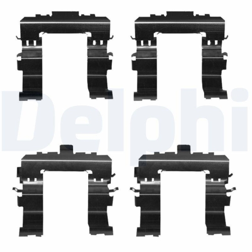 DELPHI Zubeh&ouml;rsatz, Scheibenbremsbelag LX0672