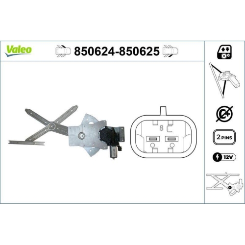 VALEO Fensterheber 850624