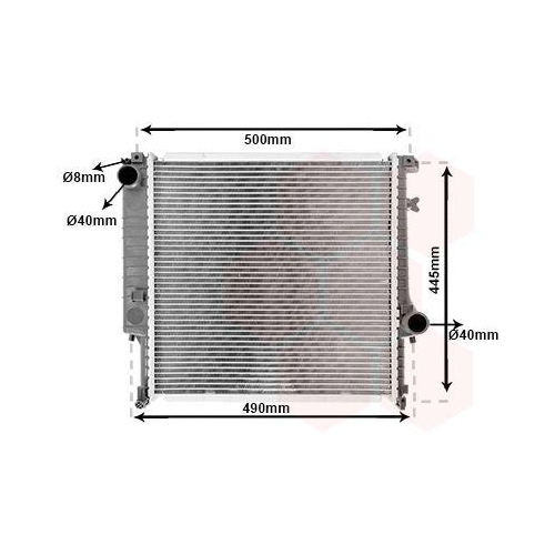VAN WEZEL K&uuml;hler, Motork&uuml;hlung 06002098