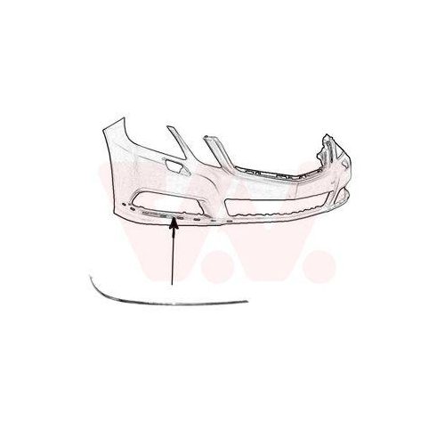 VAN WEZEL Zier-/Schutzleiste, Sto&szlig;f&auml;nger 3044582