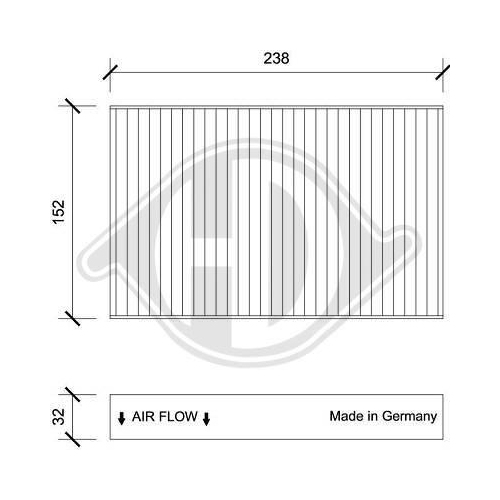 DIEDERICHS Filter, Innenraumluft DIEDERICHS Climate DCI1209