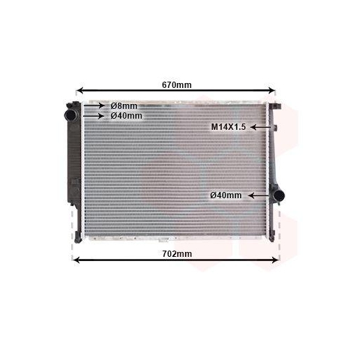 VAN WEZEL K&uuml;hler, Motork&uuml;hlung 06002102