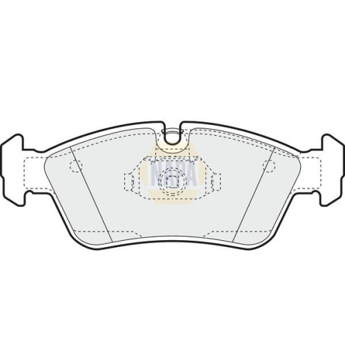 NAPA Bremsbelagsatz, Scheibenbremse NAPA NBP1221