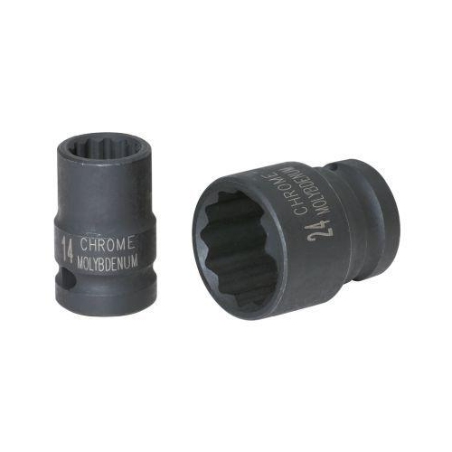 1/2 Zoll 12-kant-Kraft-Stecknuss, kurz, 1.1/8 Zoll KS TOOLS 515.0937