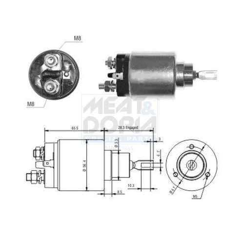 MEAT & DORIA Magnetschalter, Starter 46032