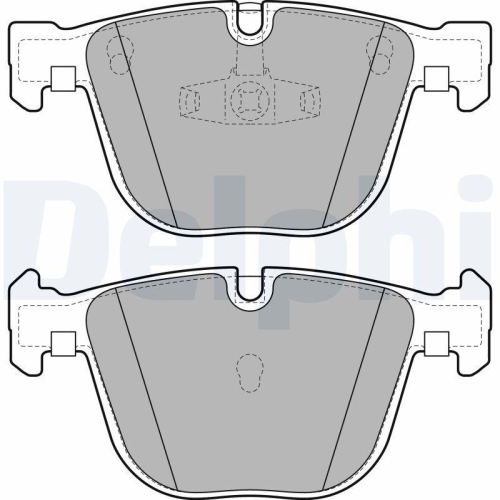 DELPHI Bremsbelagsatz, Scheibenbremse LP2141