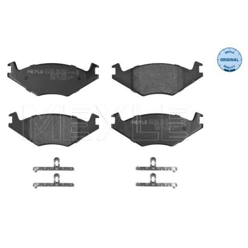 MEYLE Bremsbelagsatz, Scheibenbremse MEYLE-ORIGINAL: True to OE. 025 208 8917