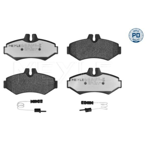 MEYLE Bremsbelagsatz, Scheibenbremse MEYLE-PD: Advanced performance and design. 025 230 2118/PD