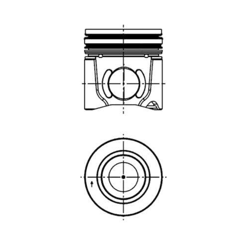 KOLBENSCHMIDT Kolben 41077600