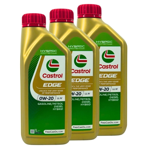 Motor&ouml;l Castrol 0W20LL IV Edge VW 50800/50900 Audi Skoda VW Benzin Diesel 3Liter