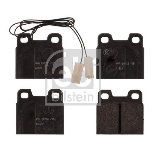 FEBI BILSTEIN Bremsbelagsatz, Scheibenbremse 116001