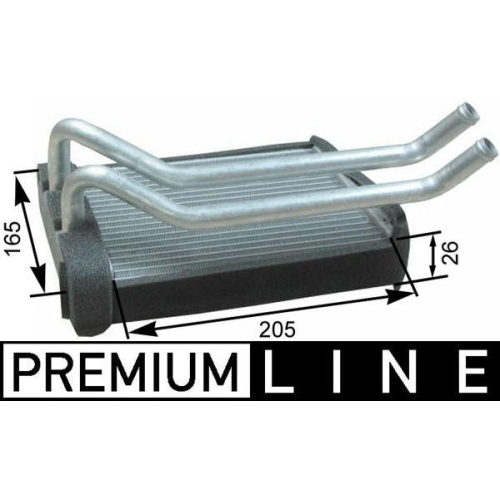 MAHLE W&auml;rmetauscher, Innenraumheizung BEHR *** PREMIUM LINE *** AH 174 000P