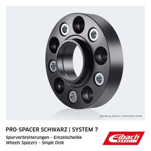 EIBACH Spurverbreiterung Eibach Pro-Spacer, Einzelscheibe S91-7-25-018-M-B
