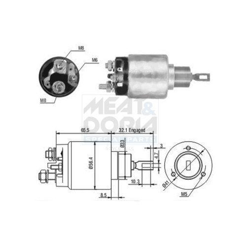 MEAT & DORIA Magnetschalter, Starter 46064