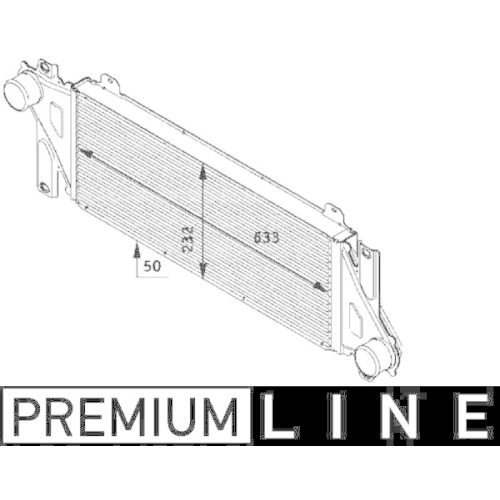 MAHLE Ladeluftkühler BEHR *** PREMIUM LINE *** CI 117 000P