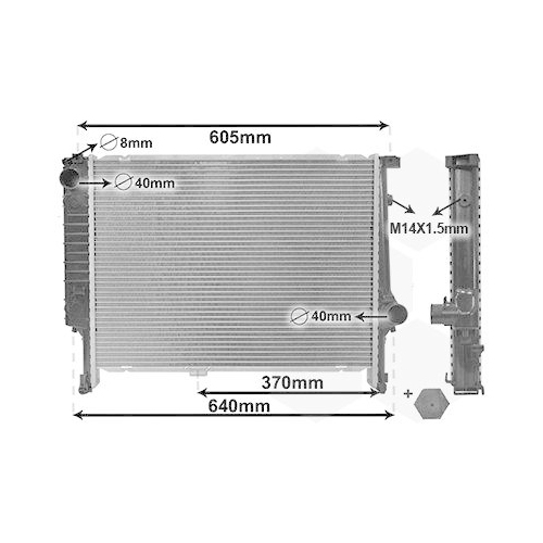 VAN WEZEL K&uuml;hler, Motork&uuml;hlung *** IR PLUS *** 06002167