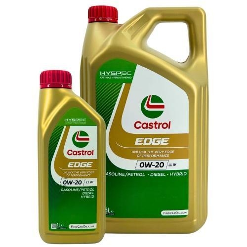 Motor&ouml;l Castrol Edge 0W-20LL IV BMW Ford MB VW Porsche ACEA C5/C6 - 6 Liter