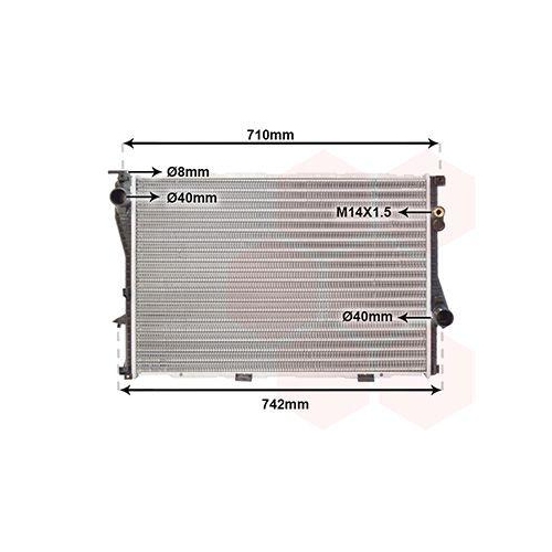 VAN WEZEL K&uuml;hler, Motork&uuml;hlung 06002202