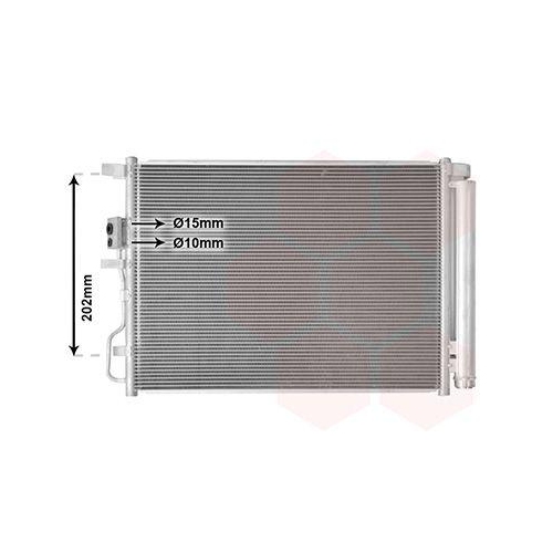 VAN WEZEL Kondensator, Klimaanlage 82015706