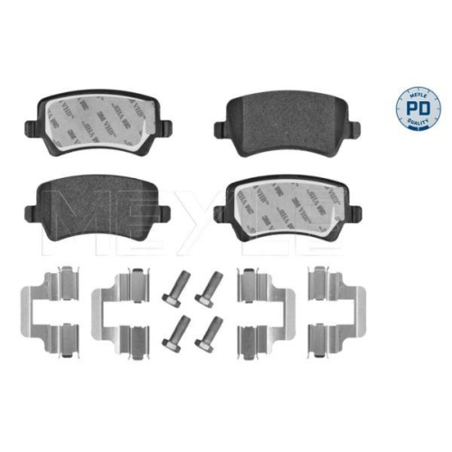 MEYLE Bremsbelagsatz, Scheibenbremse MEYLE-PD: Advanced performance and design. 025 244 9617/PD