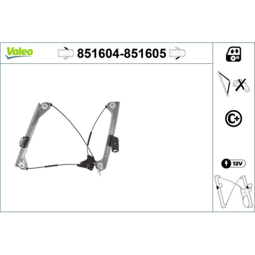 VALEO Fensterheber 851604