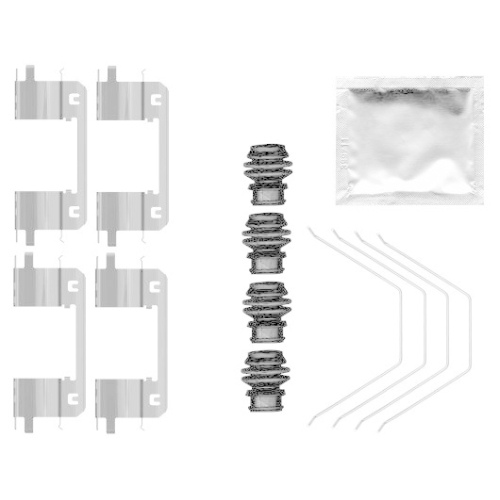 TEXTAR Zubeh&ouml;rsatz, Scheibenbremsbelag 82559500