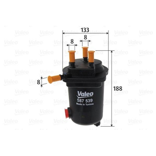 VALEO Kraftstofffilter 587539