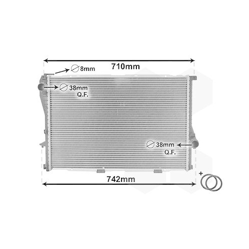 VAN WEZEL K&uuml;hler, Motork&uuml;hlung *** IR PLUS *** 06002235