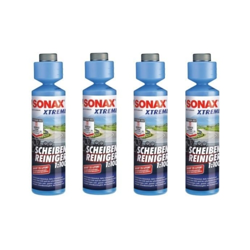 4x SONAX Xtreme Scheiben Reiniger NanoPro, 250 ml 02711410