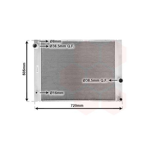 VAN WEZEL K&uuml;hler, Motork&uuml;hlung 06002236