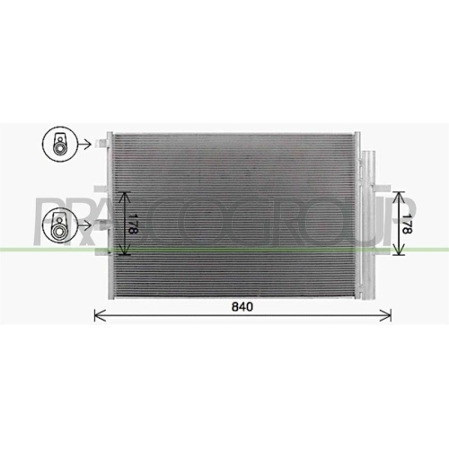 PRASCO Kondensator, Klimaanlage PrascoSelection FD912C002