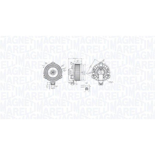 MAGNETI MARELLI Innenraumgebl&auml;se 069412762010
