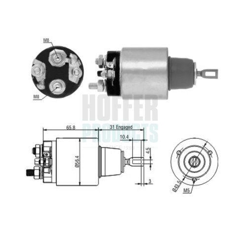 HOFFER Magnetschalter, Starter 46146