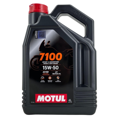 Motoren&ouml;l Motor&ouml;l Motorrad Motul 7100 15W50 4 Takt 4 Liter synthetisch