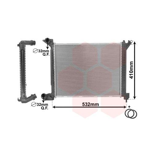 VAN WEZEL K&uuml;hler, Motork&uuml;hlung *** IR PLUS *** 06002263