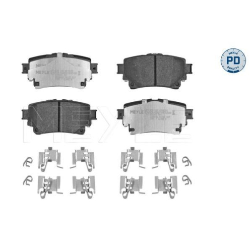 MEYLE Bremsbelagsatz, Scheibenbremse MEYLE-PD: Advanced performance and design. 025 205 8215/PD
