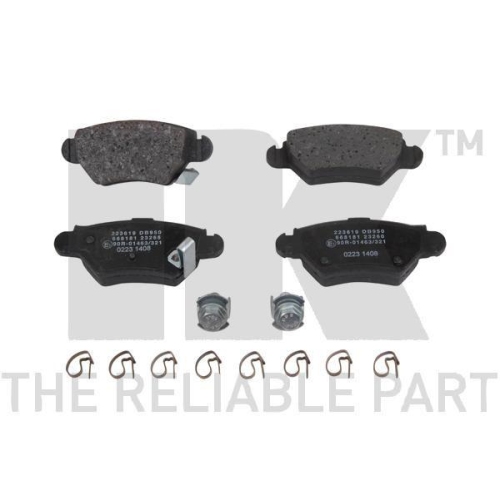 NK Bremsbelagsatz, Scheibenbremse 223619