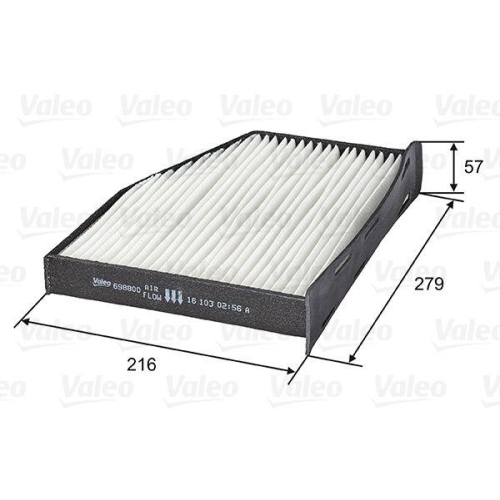 VALEO Filter, Innenraumluft VALEO ESSENTIAL 698800