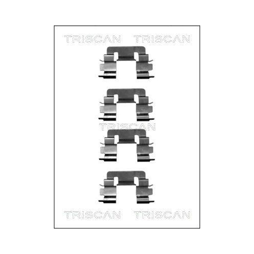 TRISCAN Zubehörsatz, Scheibenbremsbelag 8105 131626
