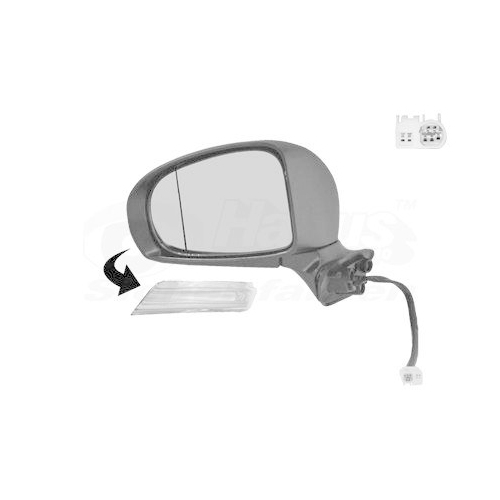 VAN WEZEL Au&szlig;enspiegel * HAGUS * 5467807