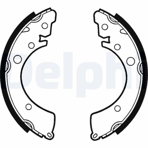 DELPHI Bremsbackensatz LS1417