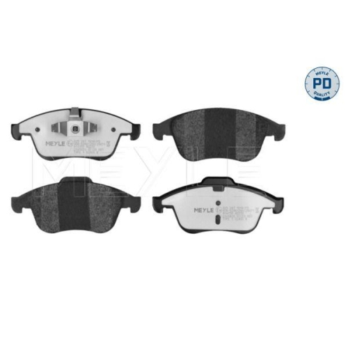 MEYLE Bremsbelagsatz, Scheibenbremse MEYLE-PD: Advanced performance and design. 025 247 1018/PD