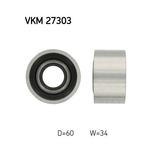 SKF Umlenk-/F&uuml;hrungsrolle, Zahnriemen