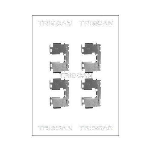 TRISCAN Zubehörsatz, Scheibenbremsbelag 8105 131644