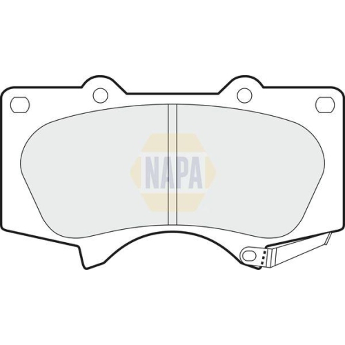 NAPA Bremsbelagsatz, Scheibenbremse NAPA NBP1248