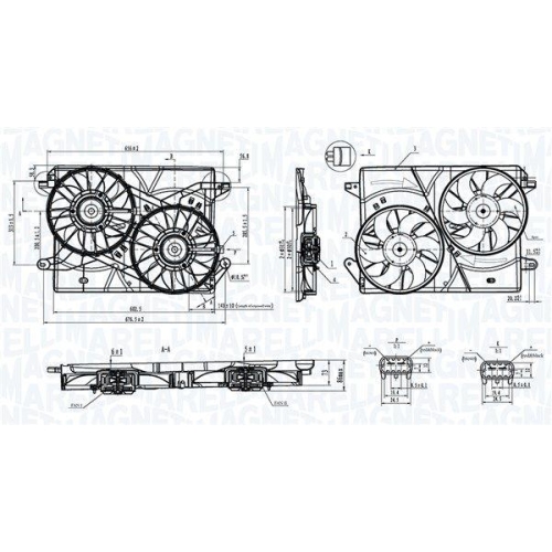 MAGNETI MARELLI L&uuml;fter, Motork&uuml;hlung 069422901010