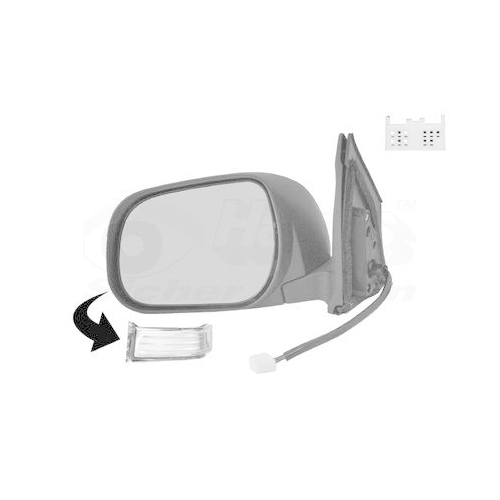 VAN WEZEL Au&szlig;enspiegel * HAGUS * 5471807