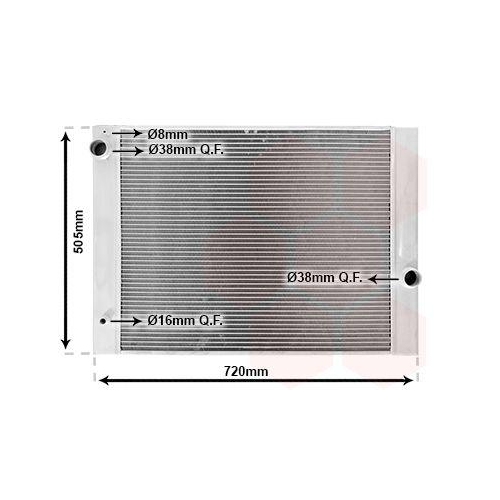 VAN WEZEL K&uuml;hler, Motork&uuml;hlung 06002285